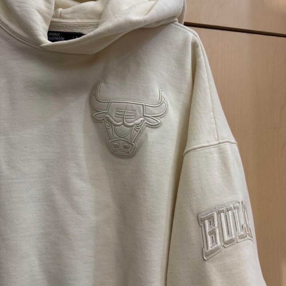 Pro-standard Men's Cream and White Hoodie